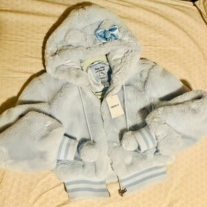 Hello Kitty Blue Angel forever 21 Hooded Jacket